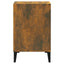 tv-bord 100x35x55 cm konstrueret træ røget egetræsfarve