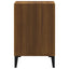 tv-bord 100x35x55 cm konstrueret træ brun egetræsfarve