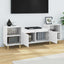 tv-bord 160x35x55 cm konstrueret træ hvid