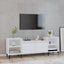 tv-bord 160x35x55 cm konstrueret træ hvid