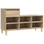 skoreol 102x36x60 cm konstrueret træ sonoma-eg