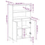skab 60x36x110 cm konstrueret træ Sonoma-eg