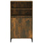 skab 60x36x110 cm konstrueret træ Røget egetræ