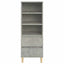 skab 40x36x110 cm konstrueret træ betongrå