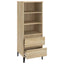 skab 40x36x110 cm konstrueret træ Sonoma-eg