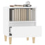 sengeborde 2 stk. 40x35x50 cm hvid