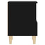 sengeborde 2 stk. 40x35x50 cm sort