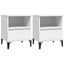 sengeborde 2 stk. 40x35x50 cm hvid