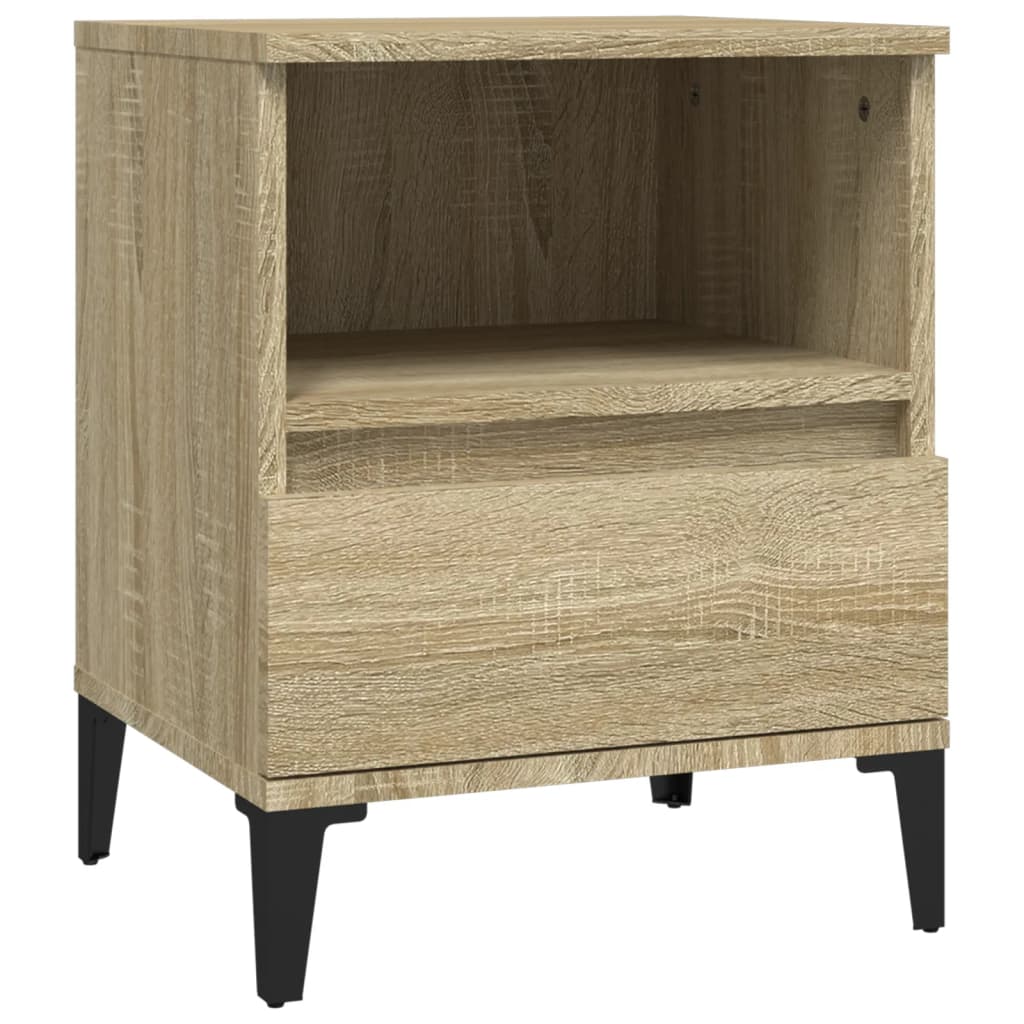 sengebord 40x35x50 cm sonoma-eg