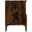 sengeborde 2 stk. 40x35x50 cm røget egetræsfarve