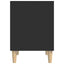 sengebord 40x35x50 cm konstrueret træ sort