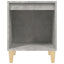 sengebord 40x35x50 cm 2 stk. betongrå