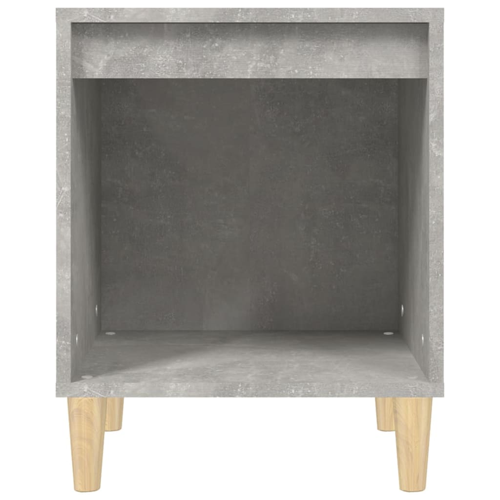 sengebord 40x35x50 cm 2 stk. betongrå
