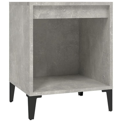 sengebord 40x35x50 cm betongrå
