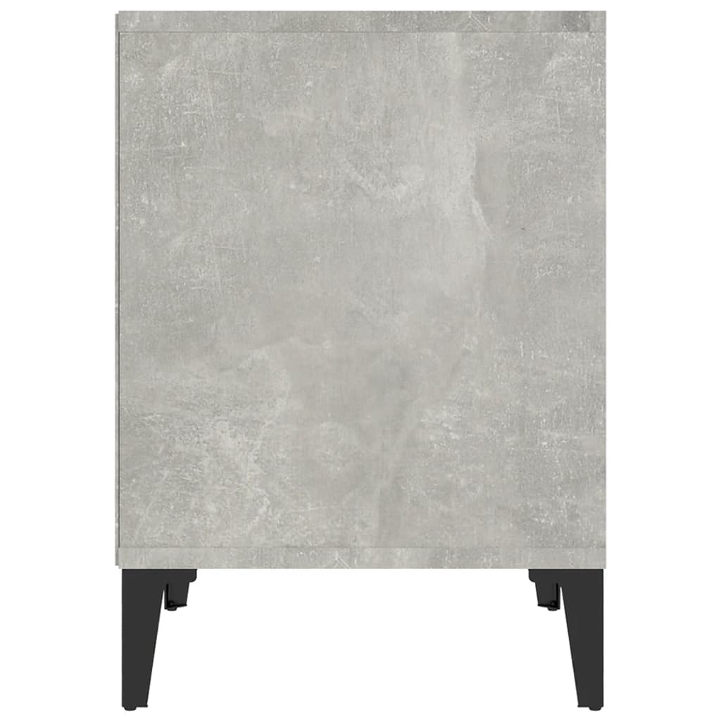 sengebord 40x35x50 cm betongrå