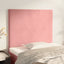 sengegavl lyserød 100x5x118/128 cm fløjl