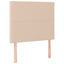 sengegavl Cappuccino 100x5x118/128 cm kunstlæder