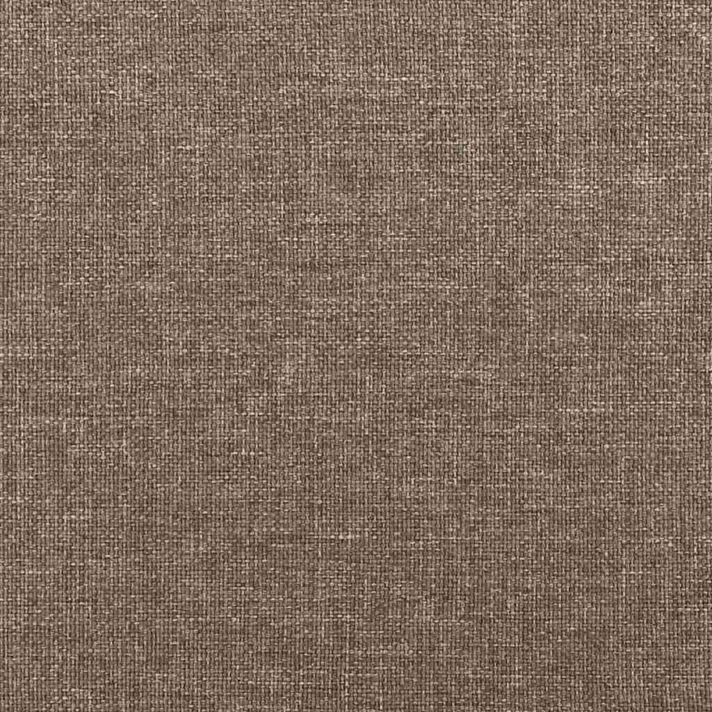 sengegavl taupe 180x5x118/128 cm stof