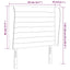 sengegavl med kanter 83x23x118/128 cm fløjl pink