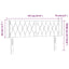 sengegavl med kanter 147x16x78/88 cm stof sort
