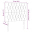 sengegavl med LED-lys 90x7x118/128 cm stof sort