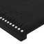 sengegavl med LED-lys 103x16x78/88 cm fløjl sort