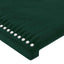 sengegavl med LED-lys 183x16x78/88 cm fløjl mørkegrøn