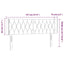 sengegavl med LED-lys 147x16x78/88 cm stof cremefarvet