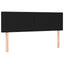 kontinentalseng med madras 140x190 cm stof sort