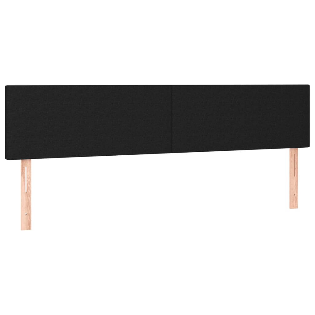 kontinentalseng med madras 180x200 cm stof sort
