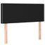 kontinentalseng med madras 80x200 cm stof sort