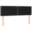 kontinentalseng med madras 140x190 cm stof sort