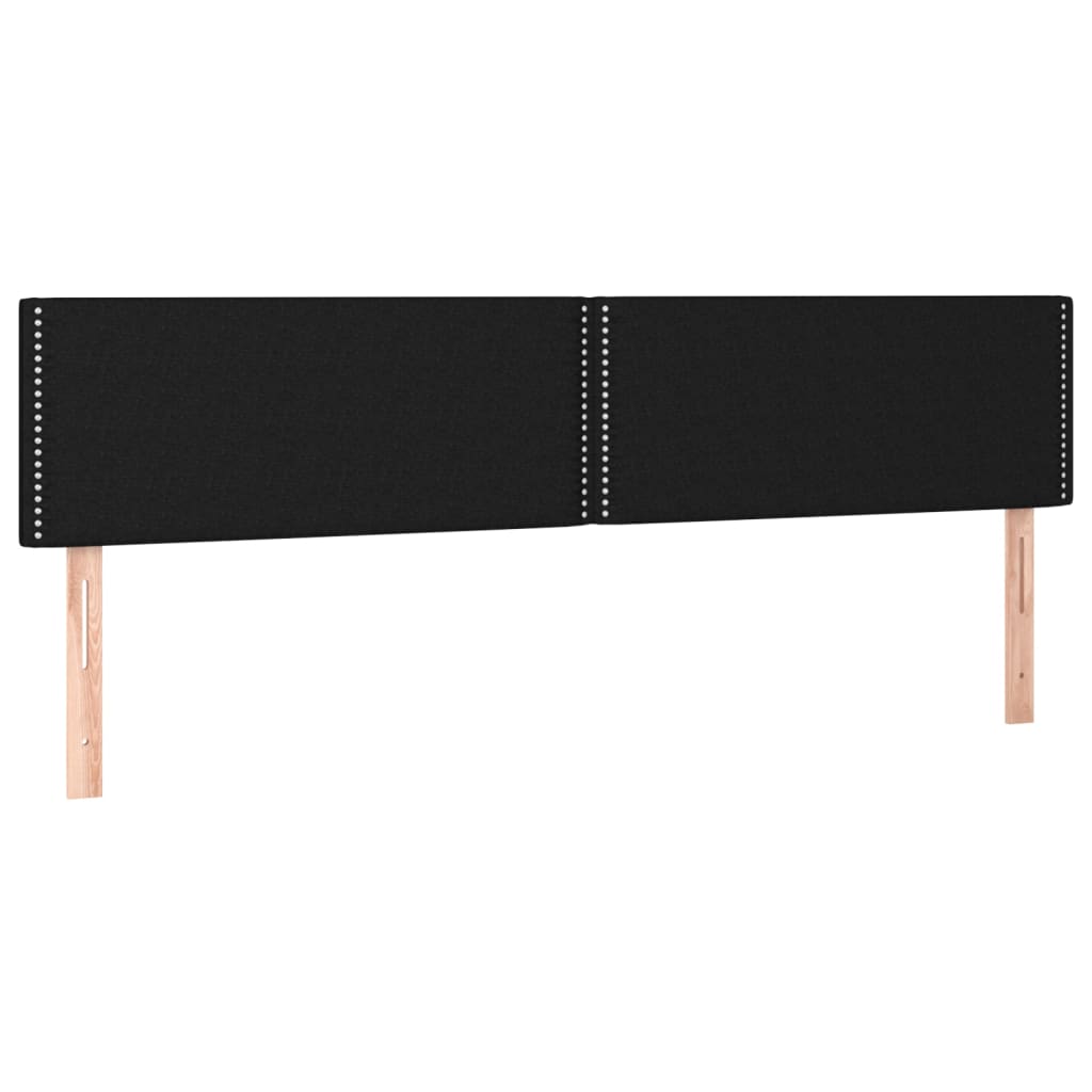 kontinentalseng med madras 180x200 cm stof sort
