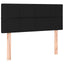 kontinentalseng med madras 90x190 cm stof sort