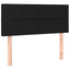 kontinentalseng med madras 90x200 cm stof sort