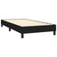 kontinentalseng med madras 100x200 cm stof sort