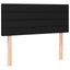 kontinentalseng med madras 100x200 cm stof sort