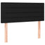 kontinentalseng med madras 120x200 cm stof sort