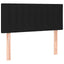 kontinentalseng med madras 90x190 cm stof sort