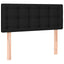 kontinentalseng med madras 80x200 cm stof sort