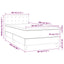 kontinentalseng med madras 80x200 cm stof sort