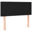 kontinentalseng med madras 90x190 cm stof sort