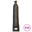 sandsække 10 stk. 103x25 cm HDPE mørkegrøn