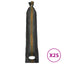 sandsække 25 stk. 103x25 cm HDPE mørkegrøn