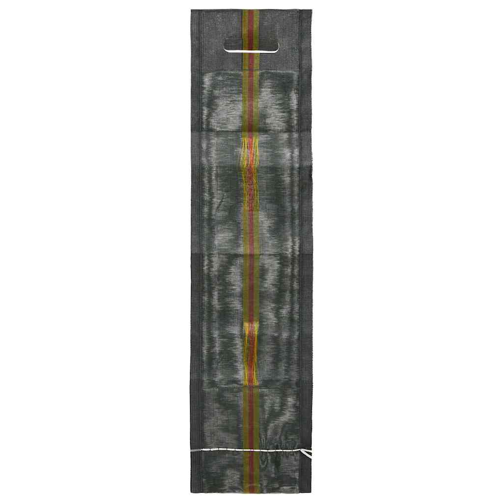 sandsække 25 stk. 103x25 cm HDPE mørkegrøn