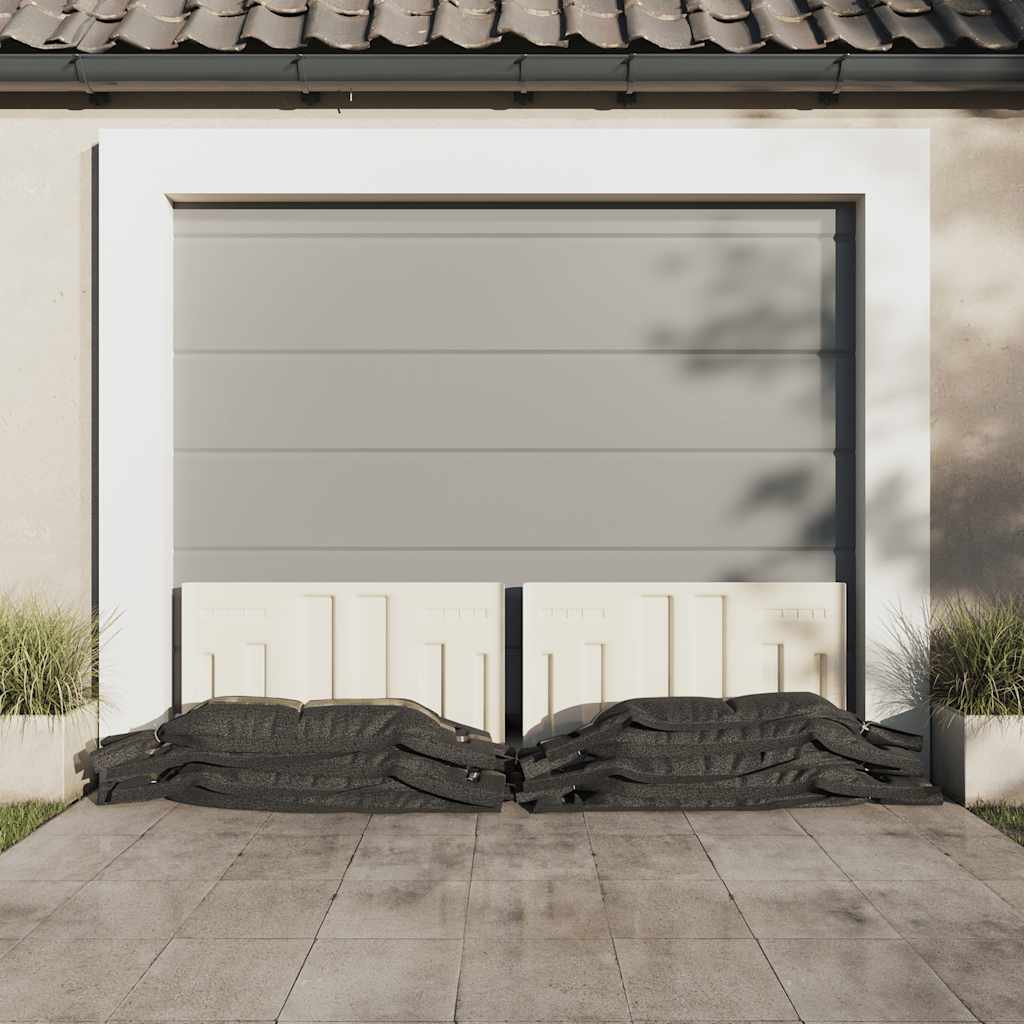 sandsække 100 stk. 103x25 cm HDPE mørkegrøn