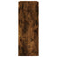 vægskabe 2 stk. 69,5x34x90 cm røget sonoma-eg