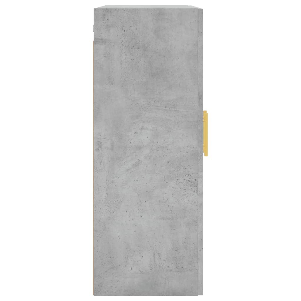vægskabe 2 stk. 69,5x34x90 cm betongrå