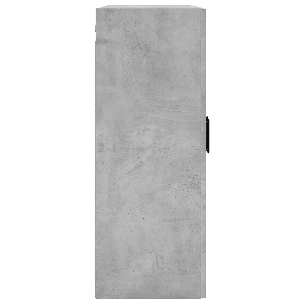 vægskabe 2 stk. 69,5x34x90 cm betongrå