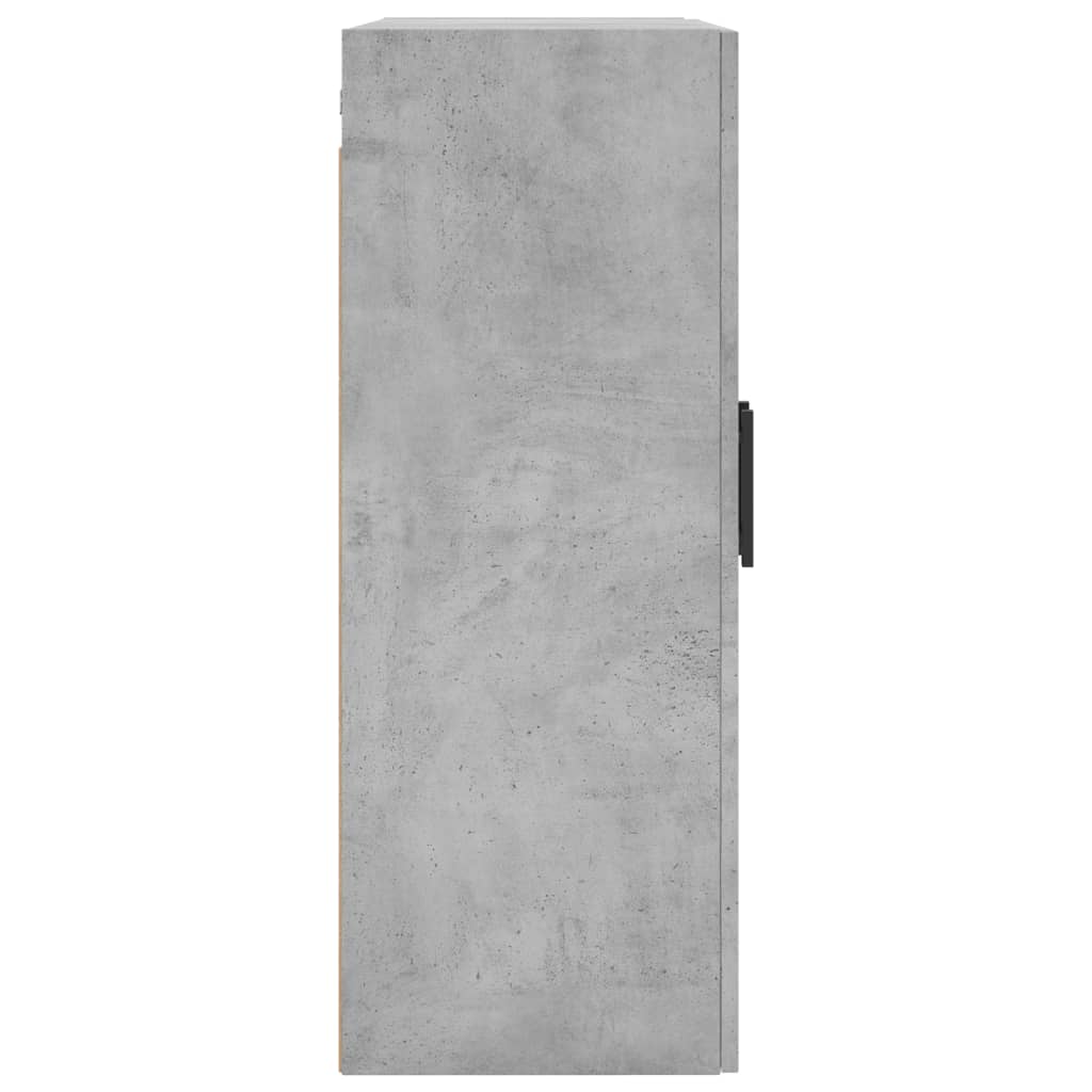 vægskabe 2 stk. 69,5x34x90 cm betongrå